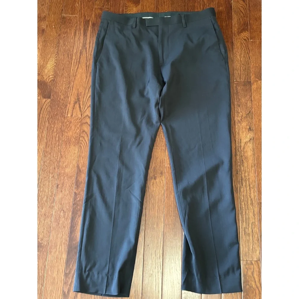 Banana Republic Modern Slim Fit Suit 38R 31x29 Lanificio F.lli Cerruti Wool Navy